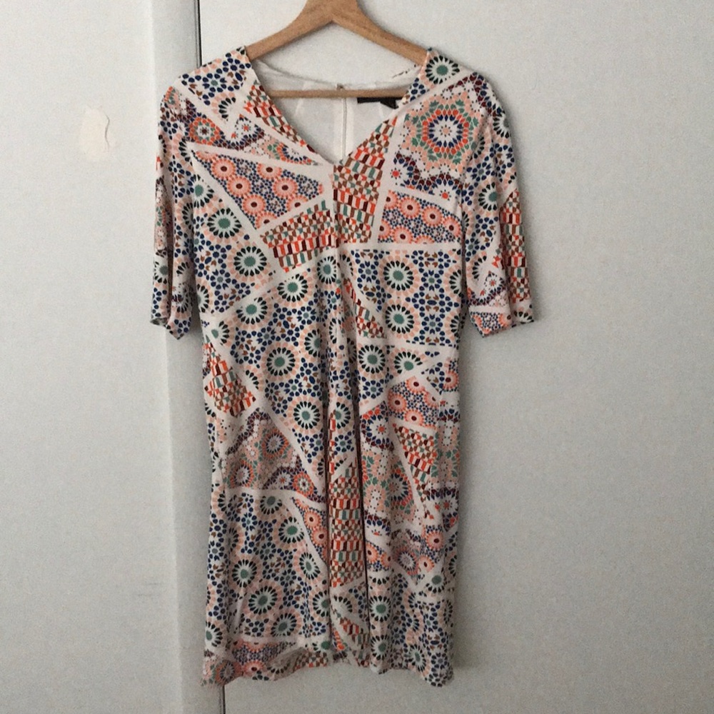 Groovy mod geometric dress